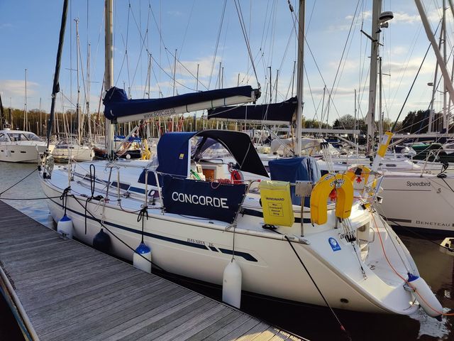 Concorde alongside at Mercury Yacht Harbour